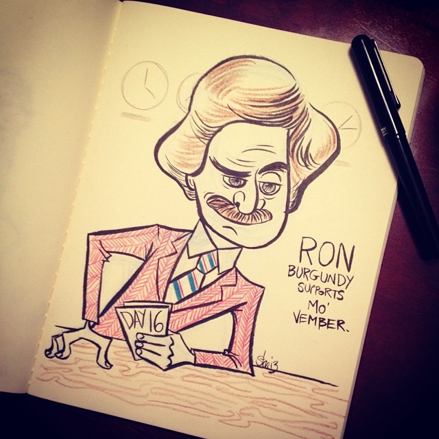 16-ron burgundy